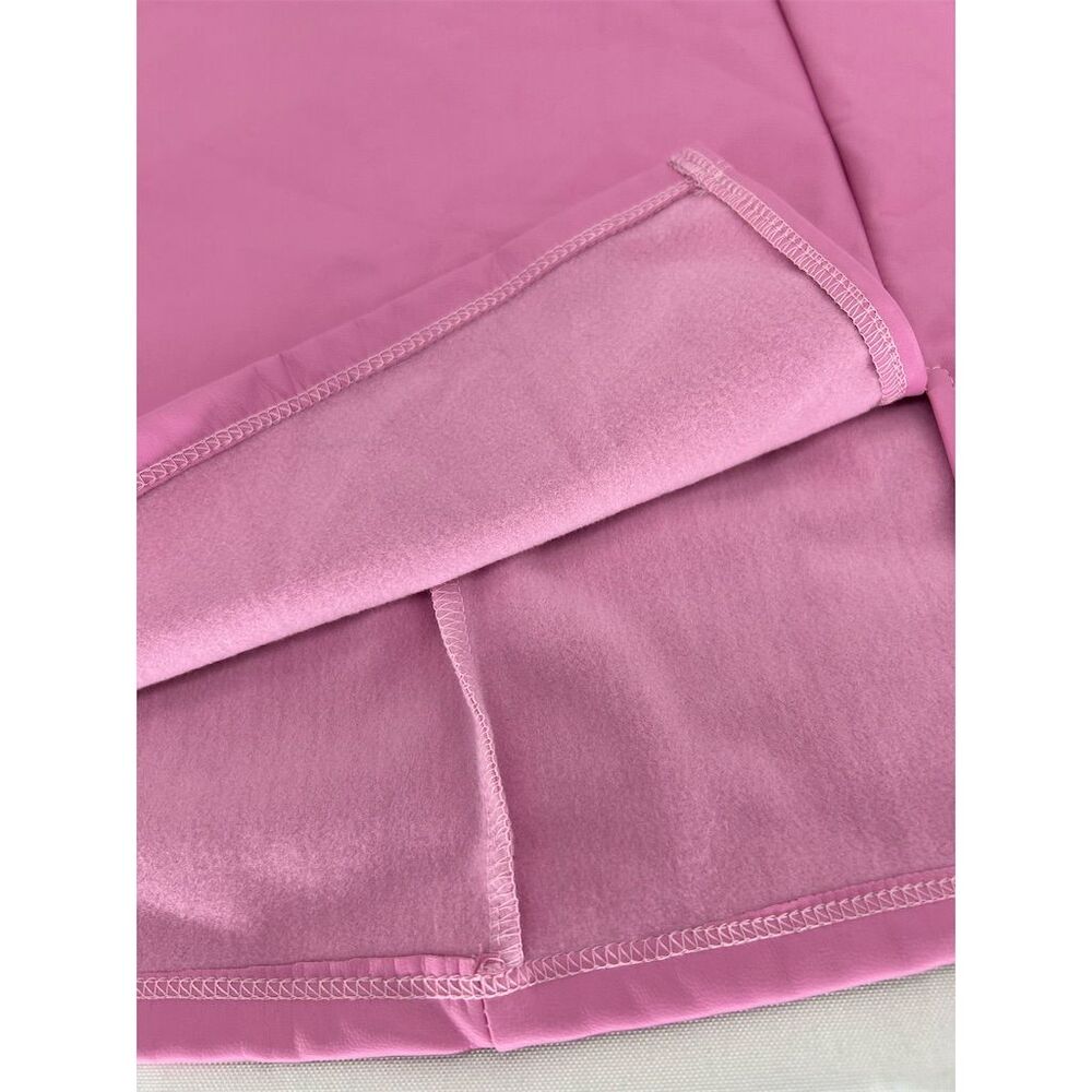 Altar’d State Women's Pink Mini Skirt Size Large Casual Vegan Leather Short NWT - Picture 2 of 9